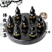 Factory direct sales of natural obsidian six-character mantras