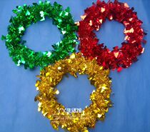 Hard ring steel wire flower Round wreath Flower strip exercise props Games opening ceremony wreath All kinds of hand-held steel wire wreath