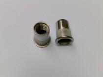 Stainless steel rivet nut flat head column pattern M3M4M5M6M8M10M12 with matching pneumatic pull cap gun