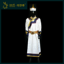 (Qingqing Fang Hu Hetai) Customized Mongolian Fashion Dress Mens Mongolian Robe Original Design