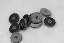 Tibetan Buddhist pearl accessories pure black cow leather cushion percenti-pure cow leather 1cm