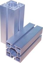 40 square column 80 four-slot square column exhibition profile booth column exhibition equipment aluminum alloy 4cm four-slot square column