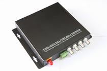 4-way audio-video optical transmitter and receiver 4-way video 4-way peer audio optical transmitter and receiver 4V4A to monitor in the same direction
