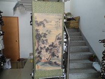 Calligraphy and painting Chinese painting Mounted calligraphy and painting Scroll Calligraphy and painting (full printing calligraphy and painting)Landscape Chinese painting Living room