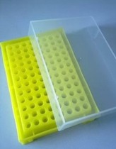 0 2ml centrifuge tube box PCR tube box PCR tube rack 96-hole small yellow plate