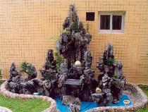 Rockery pool Garden Rockery stairs Under rockery pool Yantai Rockery pool Filter pool Courtyard decoration