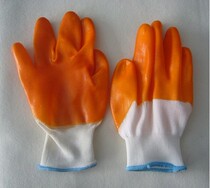 PVC gloves working gloves PVC full-hanging beef tendon dip-coated glue wear-resistant non-slip cut-proof Labor Protection Gloves