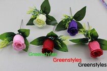 Single branch simulation rose wedding arch Himon foam flower arrangement material plastic flower simulation rose flower