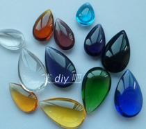 Water drop glass pendant crystal pendant pendant bead curtain pendant 38mm 50mm