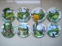 UK Wedgwood Wedgwood Country panorama full set of limited bone China decorative collection plate