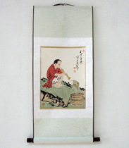 Calligraphy and painting scroll hanging paintings Gift hand painted imitation Fan Zeng Xiaopindu ancient contemporary art painting home decoration painting