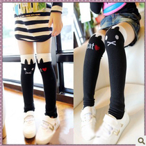 50cm over-the-knee socks Korean girls stockings Childrens high tube socks Asymmetrical cat straight socks Clearance sale
