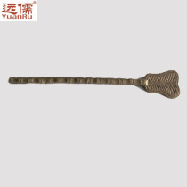 Yuanru copper carving brass latch door lock latch door bolt 15 5CM YRJ145
