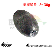 Lead Pendant Olive Water Drop Type Through Heart Pendant Hollow Pendant 3-30 Kfish Line accessories