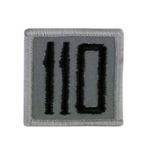 WHAMPOA Reflective luminous Special guard service low recognition 110 symbol velcro armband