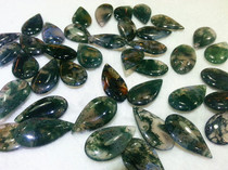 Fuxin natural water grass Agate Natural moss Agate Water drop Agate Agate pendant Colorful water grass Agate