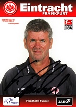 Von Kell Frankfurt signed the official card in 2008 - 09 season