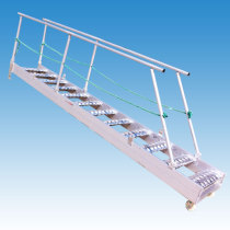 Arched tread boarding ladder-gangway aluminium alloy gangway ladder gangway ladder