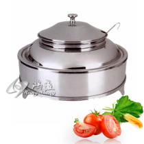 Five-star round stainless steel dish Filipino meal stove heating insulation soup pot Self-service soup stove can be heated by electricity distribution