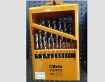 Agent Italy Beta hundred Tower imported drill bit titanium plated high speed steel straight handle twist drill bit 415 cobalt grinding