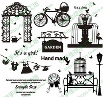 Solid flocking scalding without picking the bottom cloth South Korea synchic cloth patch bronzed and painted 3 colors 15 * 18CM TH003