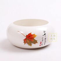 Ceramic tea wash blue and white porcelain kung fu tea set tea ceremony accessories pen wash cup wash tea sea tea wash maple tea wash large