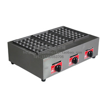 Commercial non-stick three-plate gas electric fishball stove Octopus balls machine bomb burning Octopus yaki send fishball needle