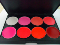 Makeup Carmela Professional 8-color lipstick color is Big Red Rose Red Orange is all positive color