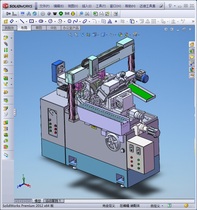 3D drawings of non-standard automation equipment without heart grinding gantry feeder