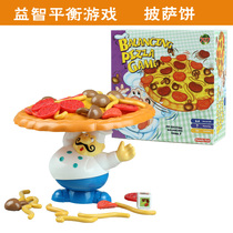 Early education puzzle Balance pizza game Anti-fighting chef Parent-child board game Pizza plate childrens toys