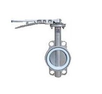 Stainless steel clip butterfly valve handle PTFE seal 304 material D71F-16P DN50