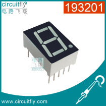 193201 seven-segment digital tube bright yin 1 bit 0 5 0 56 inches Red