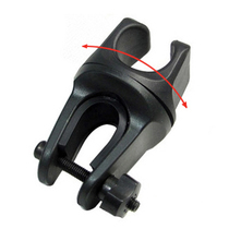 Mountain bike bicycle lamp holder old 360 degree rotating U-shaped clip flashlight clamp flashlight bracket