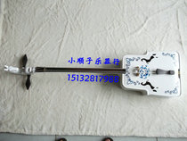 Factory direct national musical instrument violin-style double-headed ebony fingerboard shaft phase White piano lacquer matouqin gift box
