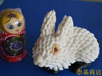 Conch shell crafts 12 Zodiac animal rabbit decoration ornaments birthday creative gift stall supply