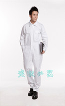  White shipyard cotton overalls Mens sailing one-piece crew suit can be customized