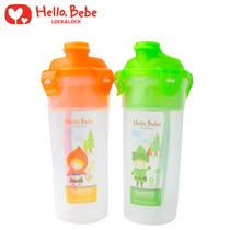 Music buckle plastic cup childrens tea leak filter screen leak-proof water Cup clearance 470ml student cartoon hand Cup