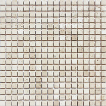 Imported marble Beige white cave stone Antique grinding surface Matt Mosaic floor column Garden wall