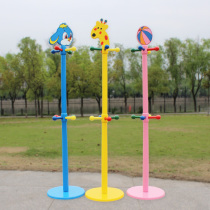 Childrens creative hanger floor-to-ceiling indoor coat rack hanger Cartoon clothes rack branch hanging rod