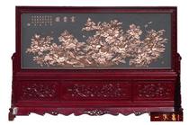 Red copper relief paintings and rich pictures) safflower pear screens) Hall ornaments) factory direct sales