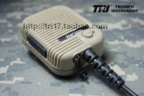 TRI PRC-152 multi-function tactical hand microphone high and low volume THALES 148 (sand color)