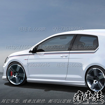 Volkswagen new Golf 7 car stickers Pull flower Oettinger Golf7 Body waist line decoration modification stickers Color stickers