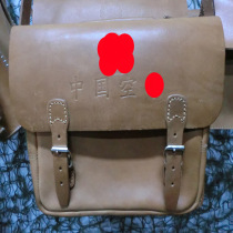 Electronic equipment equipment Handmade leather shoulder bag Outdoor bag Vintage bag Travel bag