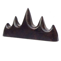 Black Catalwood Red Sandalwood Pens with a pen holder This product is a five-suit Wenfang Four Treasure