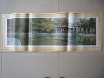 Nostalgia 80s Old age painting Decorative Old Edition Scenery Year Painting Double Green Villa