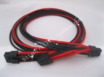 antec (antec)module 8p to graphics card dual 6p module 8p to graphics card 6p 6p red and black snakeskin network