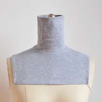 Widened high collar fake collar winter base shirt thermal underwear sweater collar men and women neck collar neck collar saving collar