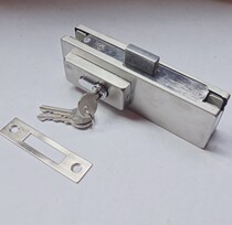 Glass door floor lock frameless glass door ground Spring door ground lock Crown glass door sealing ground Lock