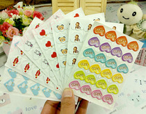 DIY photo album cartoon corner stickers Korea diy photo stickers corner stickers handmade special corner stickers