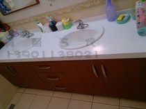 Artificial marble handwashing table surface artificial stone countertop window table marble bath cabinet surface washstand surface